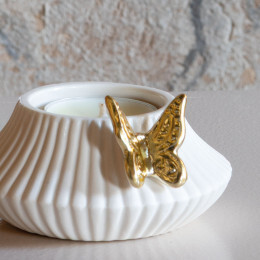 1MM0420-381 [MATHILDE M] 蝴蝶燭台和6支香氛蠟燭套裝 - Marquise #COPAMA (EU)