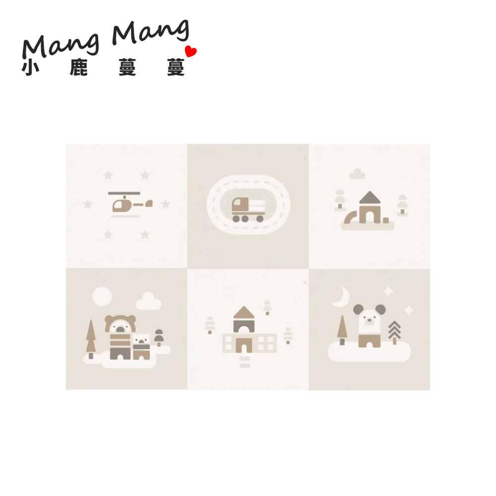 拼圖XPE遊戲地墊(6片入)-熊熊城市