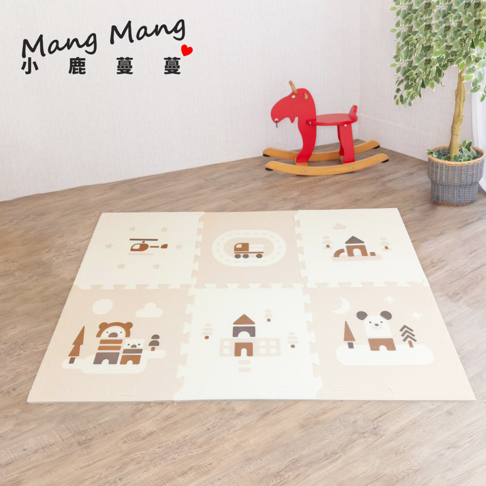拼圖XPE遊戲地墊(6片入)-熊熊城市