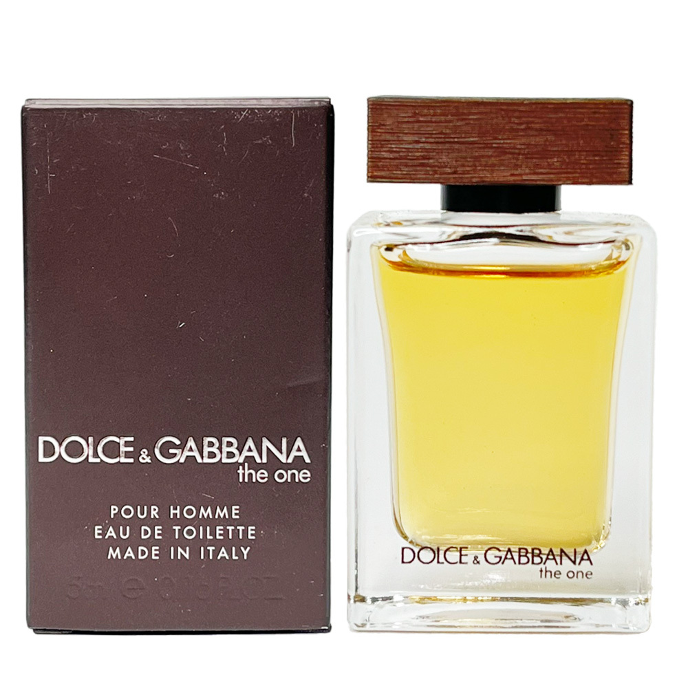 DOLCE & GABBANA D&G THE ONE 唯我男性淡香水 5ml 小香