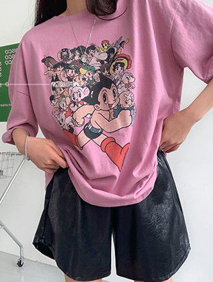 ᴴᴼᵀ ▸▸店長推薦◃◃ 春夏新款/卡通水洗長版上衣 MANIFEST正韓🇰🇷