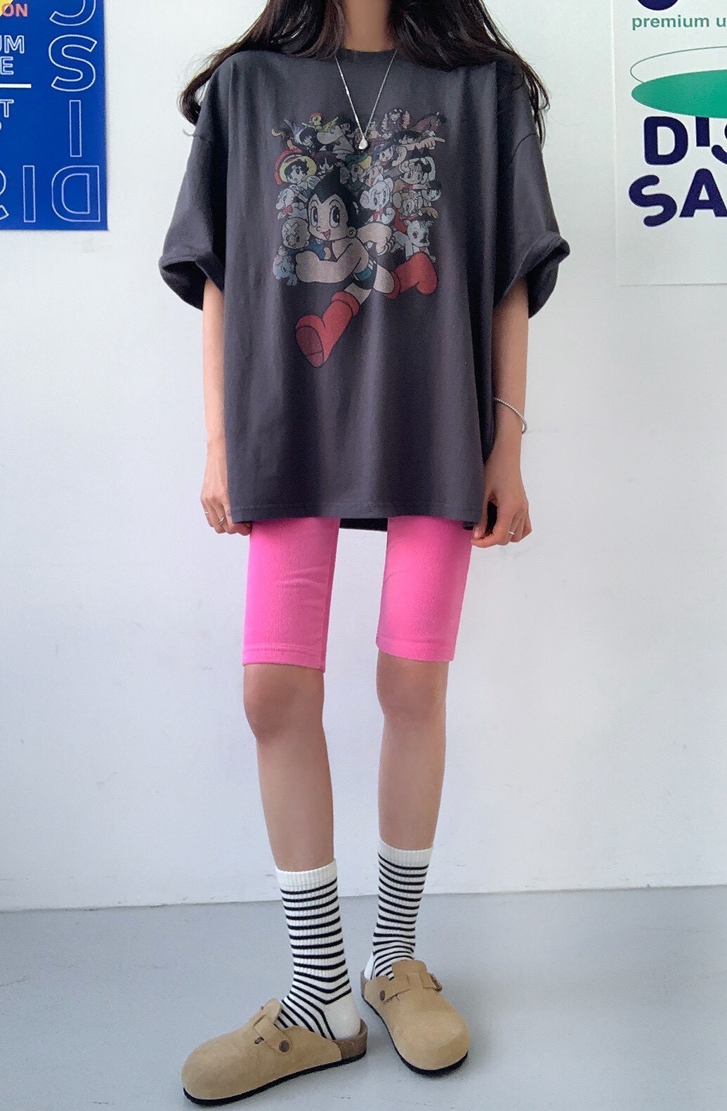 ᴴᴼᵀ ▸▸店長推薦◃◃ 春夏新款/卡通水洗長版上衣 MANIFEST正韓🇰🇷