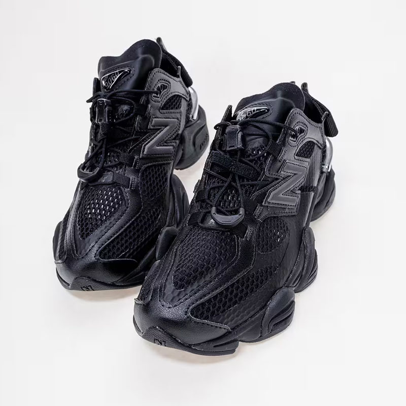 限量商品不退換 [5月中下旬發貨] 日本限定 男女鞋 NEW BALANCE 9060 NB9060 全黑 黑魂 黑武士 涼鞋 穆勒鞋 休閒鞋【U90604SC】