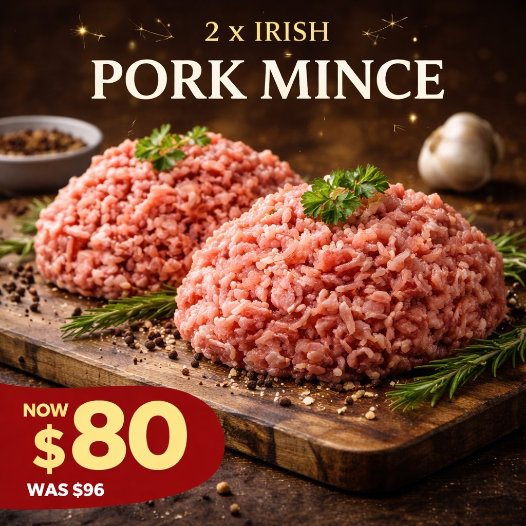 2 x Irish Pork Mince (2 x 500g)