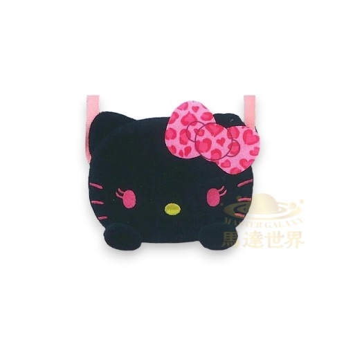 Yumeya扭蛋-超人氣第三版：三麗鷗Hello Kitty毛絨收納袋（再版）-粉紅色和黑色