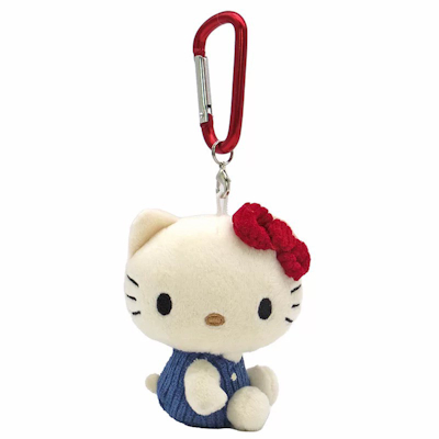 【三麗鷗】Hello Kitty復古毛絨吊飾 仿舊Kitty