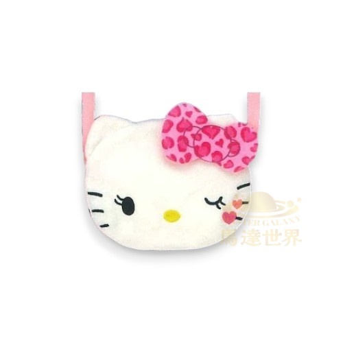Yumeya扭蛋-超人氣第三版：三麗鷗Hello Kitty毛絨收納袋（再版）-粉紅色和白色