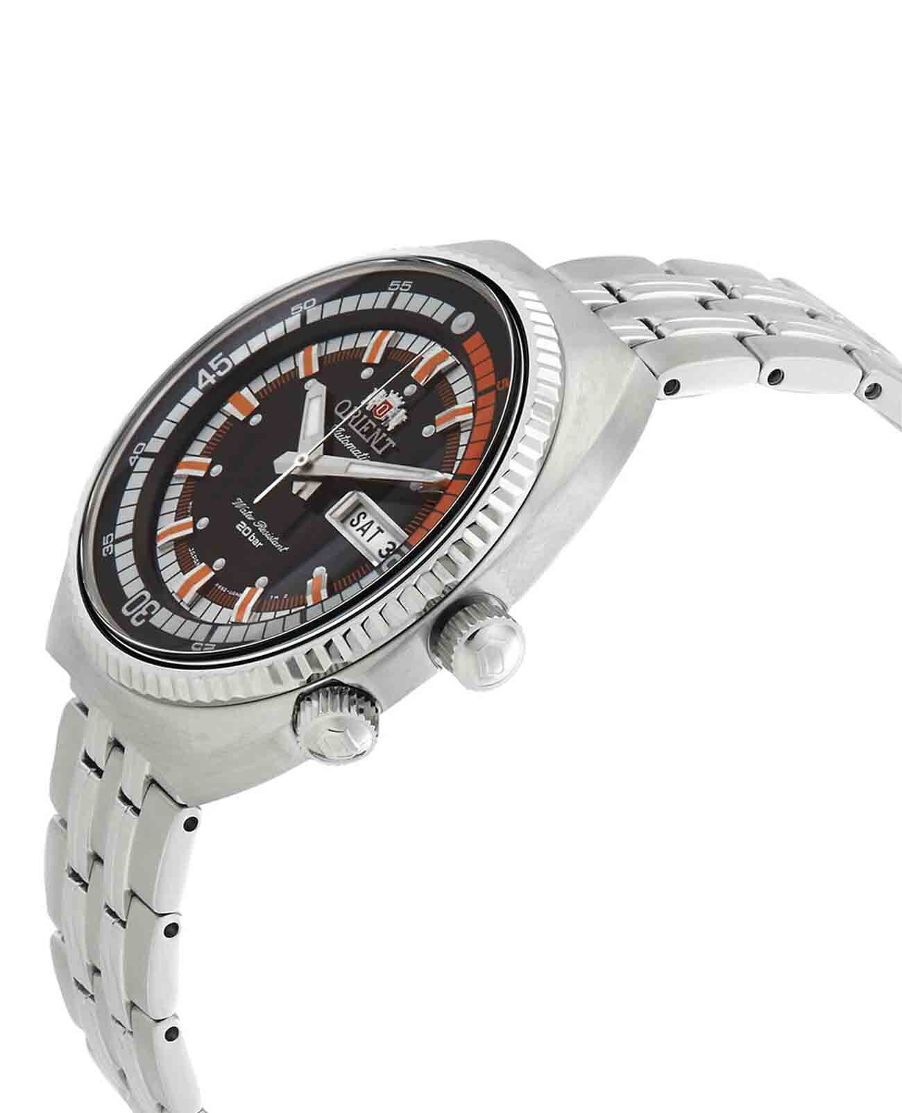 Orient 東方 Mako Mechanical Sports Watch Metal Strap - 43.5mm RN-AA0E05B , RA-AA0E05B 機械運動腕錶金屬錶帶