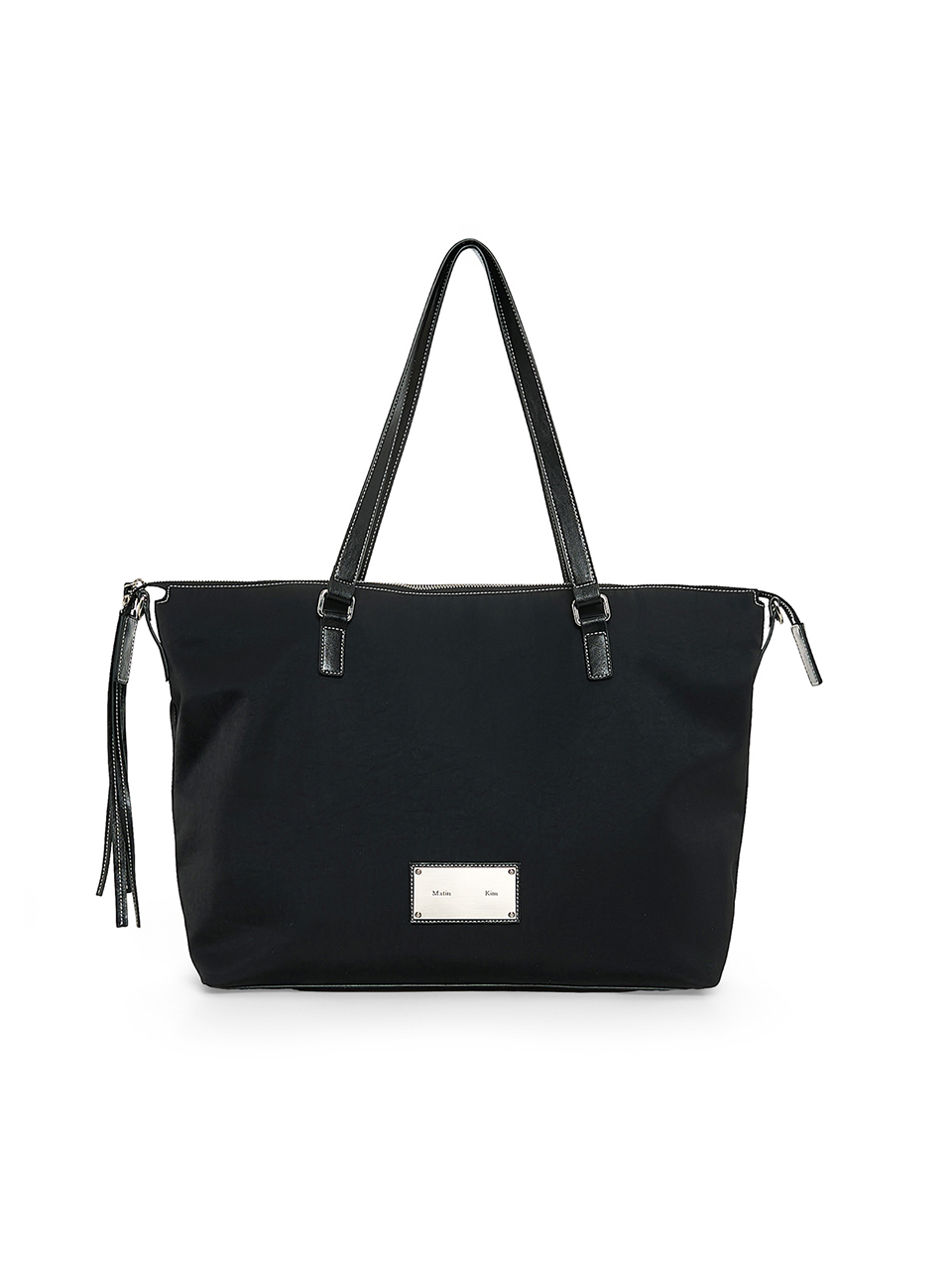 MATIN標誌縫線兩用包 黑色