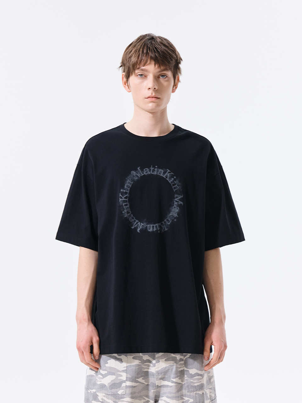 圓標LOGO上衣男款 黑色