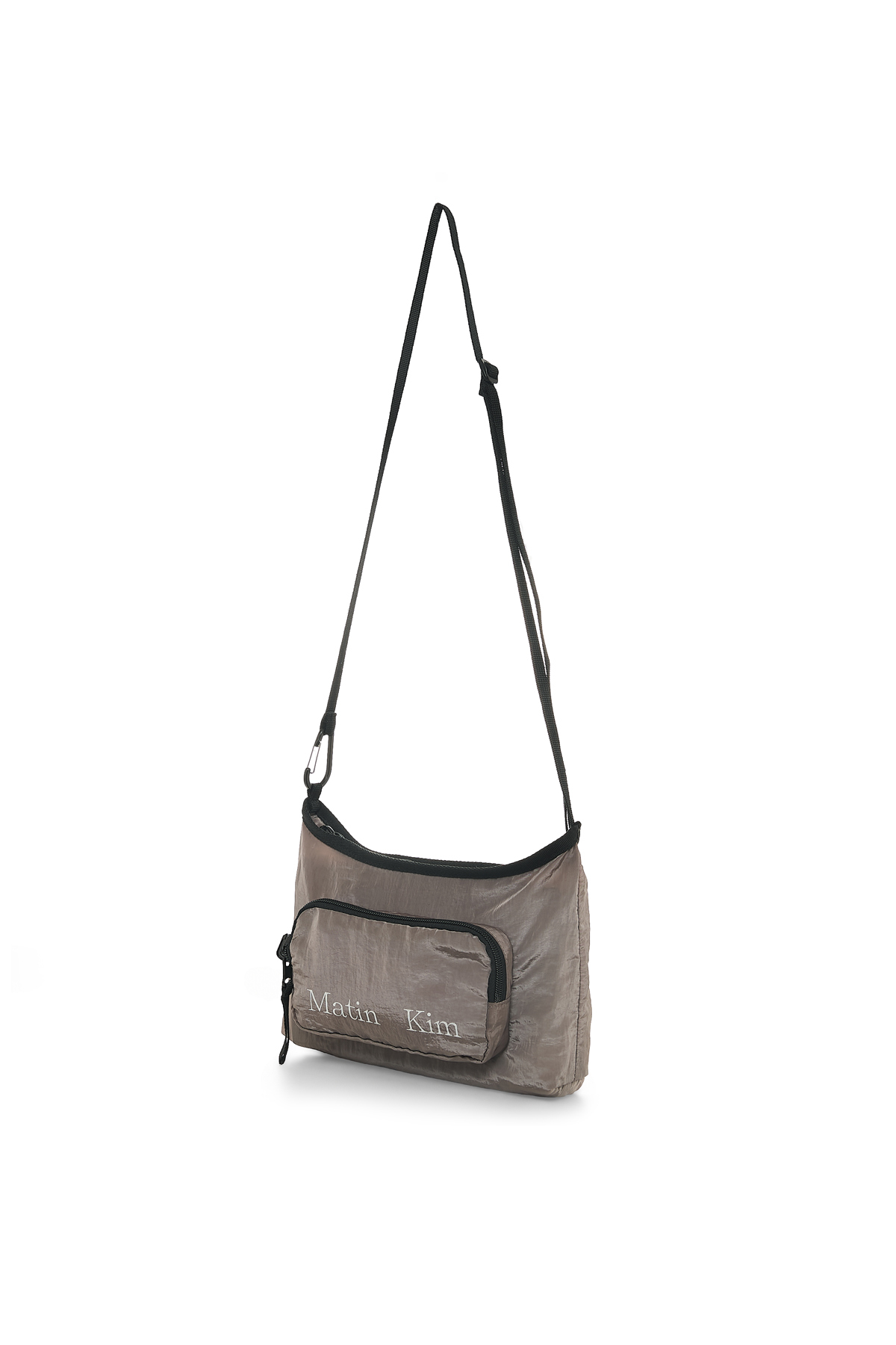 可收納輕量斜背包 灰色