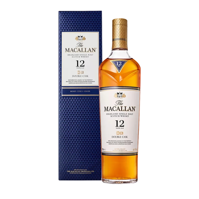 The Macallan 12 Years Double Cask 麥卡倫12年雙桶威士忌 2023 700ml [5010314302863_2023]