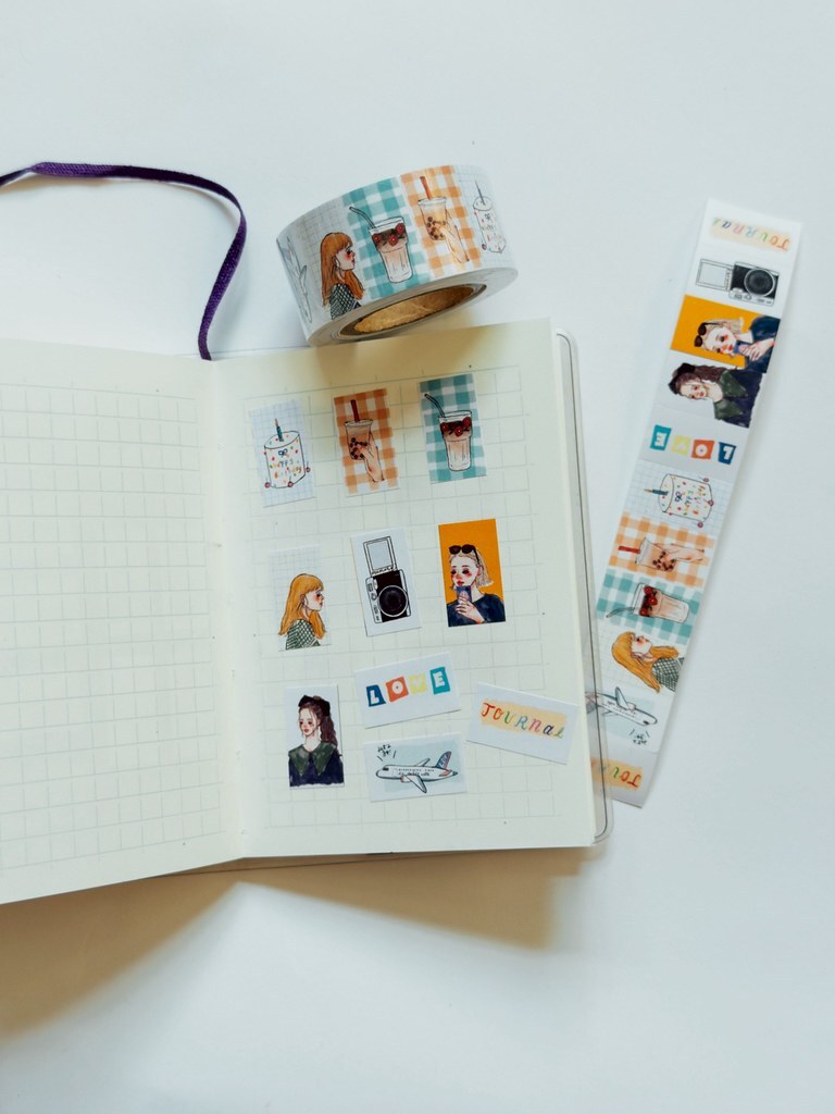 甜蜜生活．出發去旅行 標籤貼紙卷 <整捲/分裝>