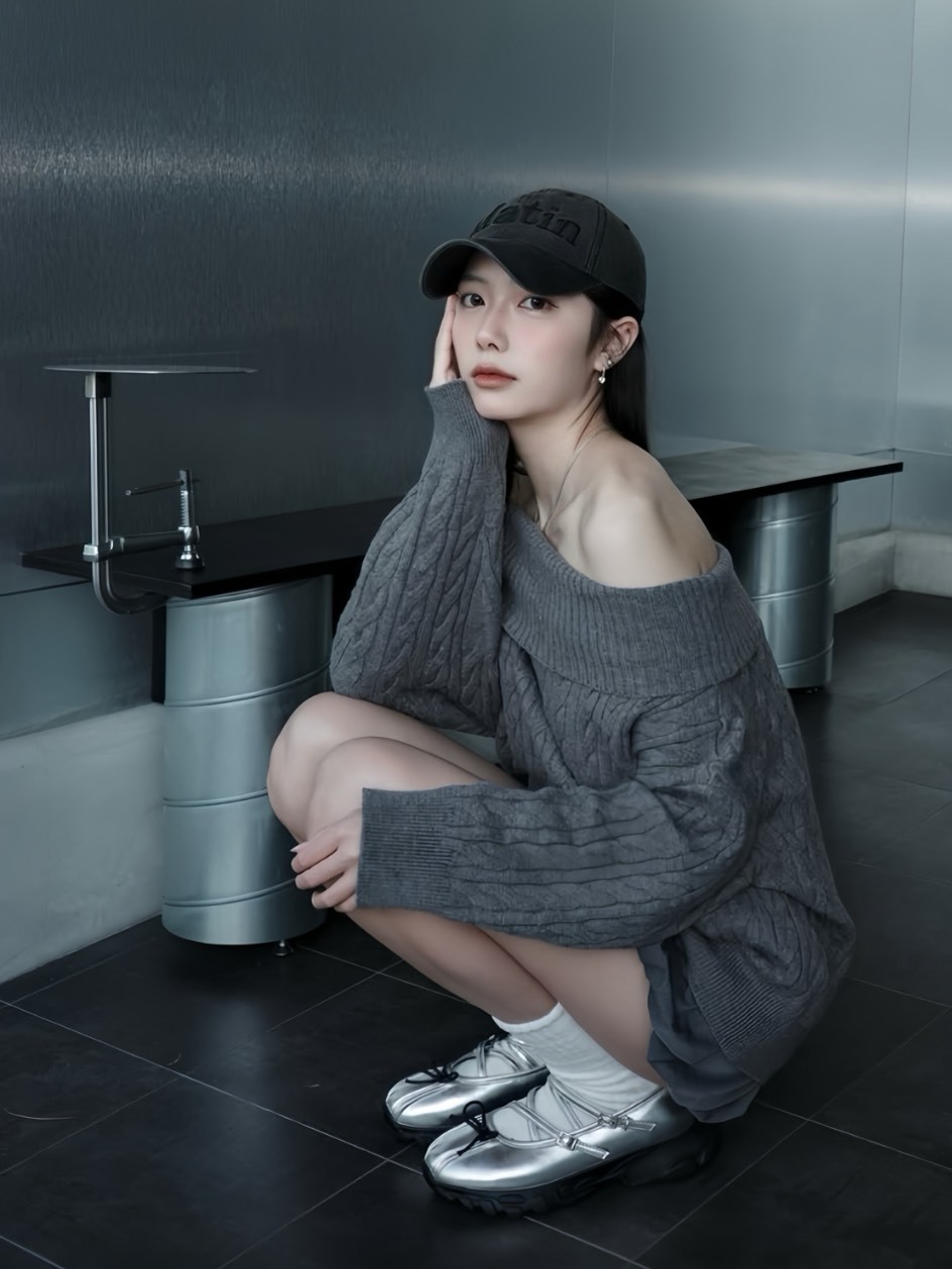MATIN KIM 牛仔 水洗黑 棒球帽
