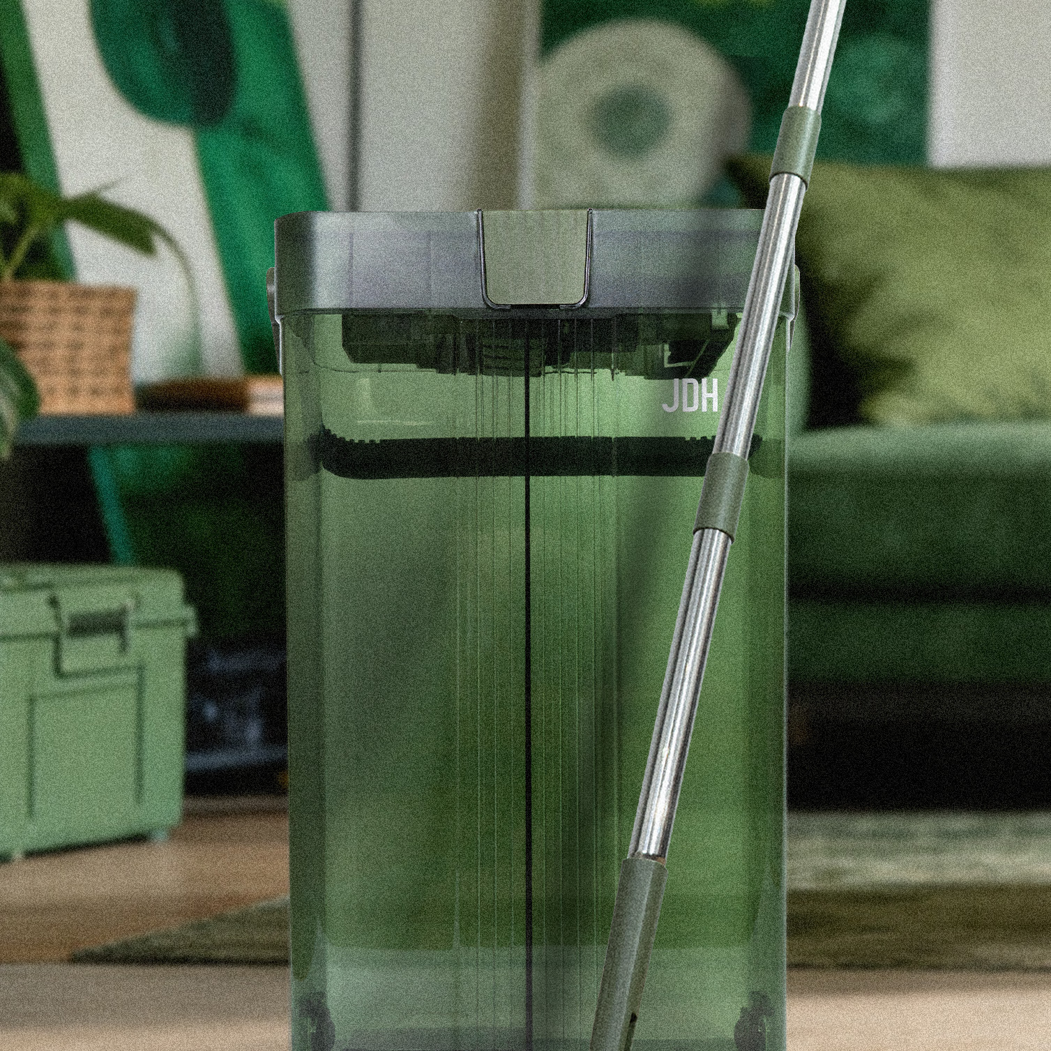 JDH潔的好－五合一極淨平板拖把組-松墨綠