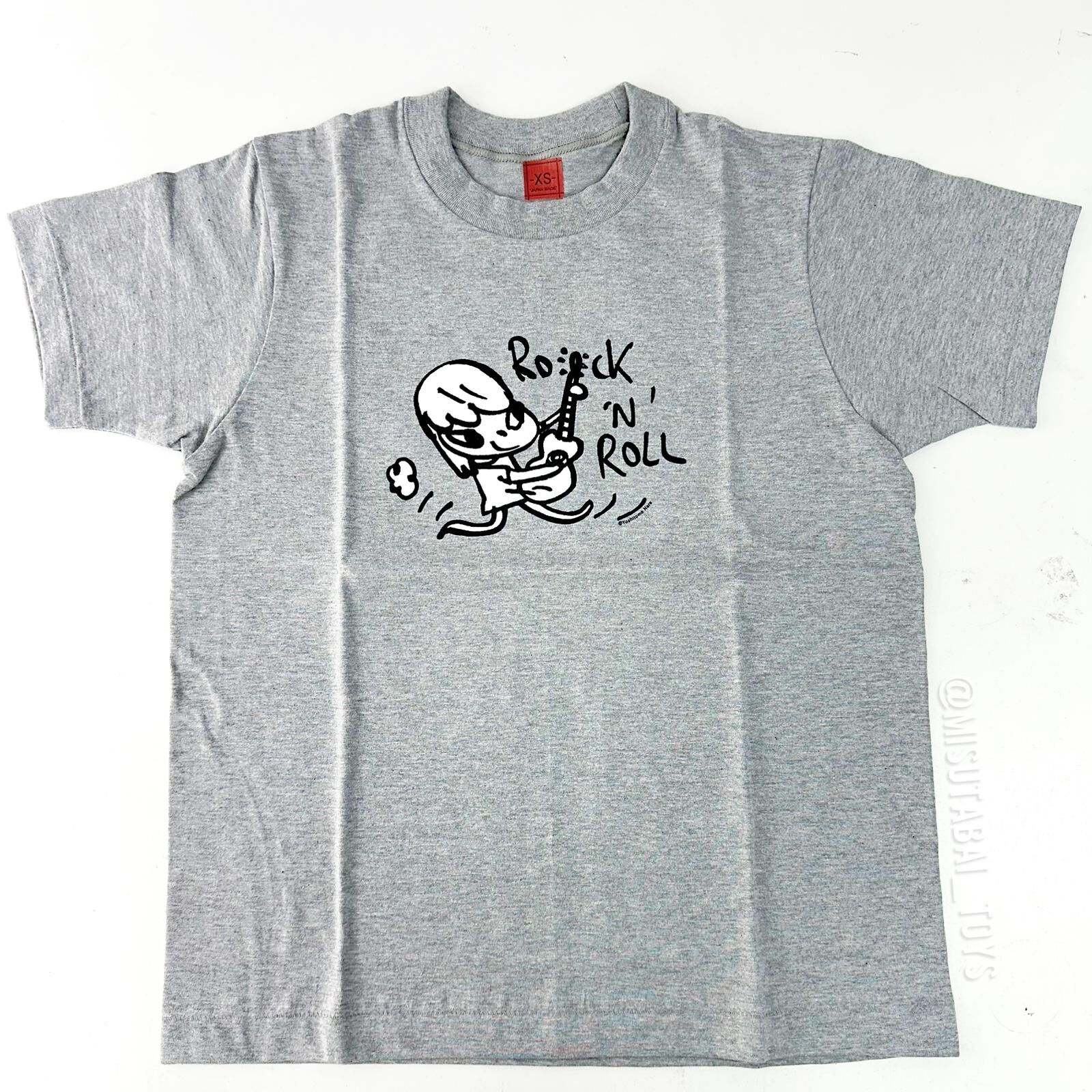 Yoshitomo Nara N's YARD Grey T-shirt - Rock N' Roll (XS)