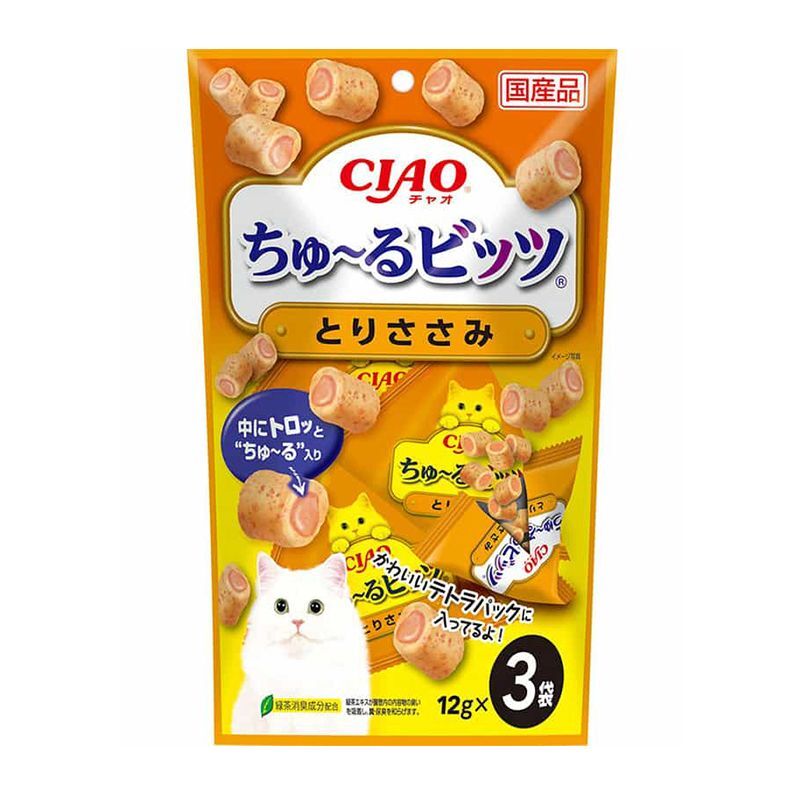 Ciao CHICKEN cat treats 12g x 3