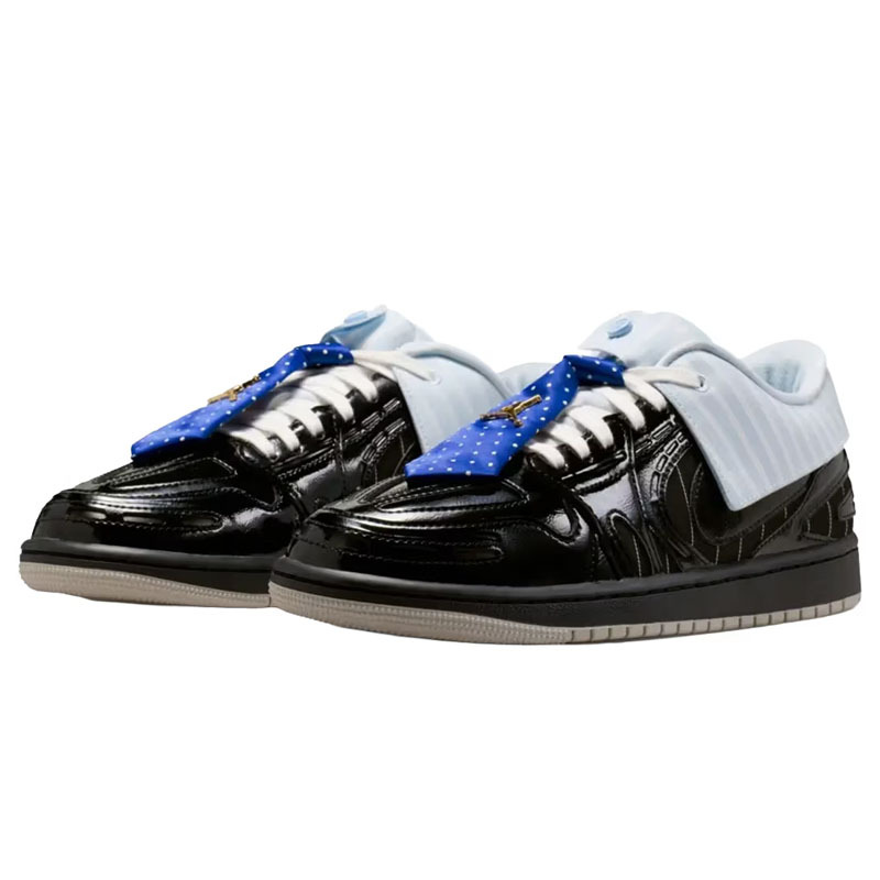 （海外連線代購）男女鞋 W NIKE AIR JORDAN 1  Method of Make v3「Suit & Tie」西裝領帶 休閒黑皮鞋【IR7554-001】