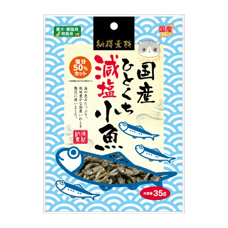 Low-sodium dried small fish 35g