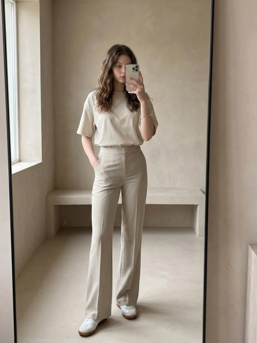 螞蟻腰美腿微喇叭西裝褲 [ 3色 / S,M,L,XL ]