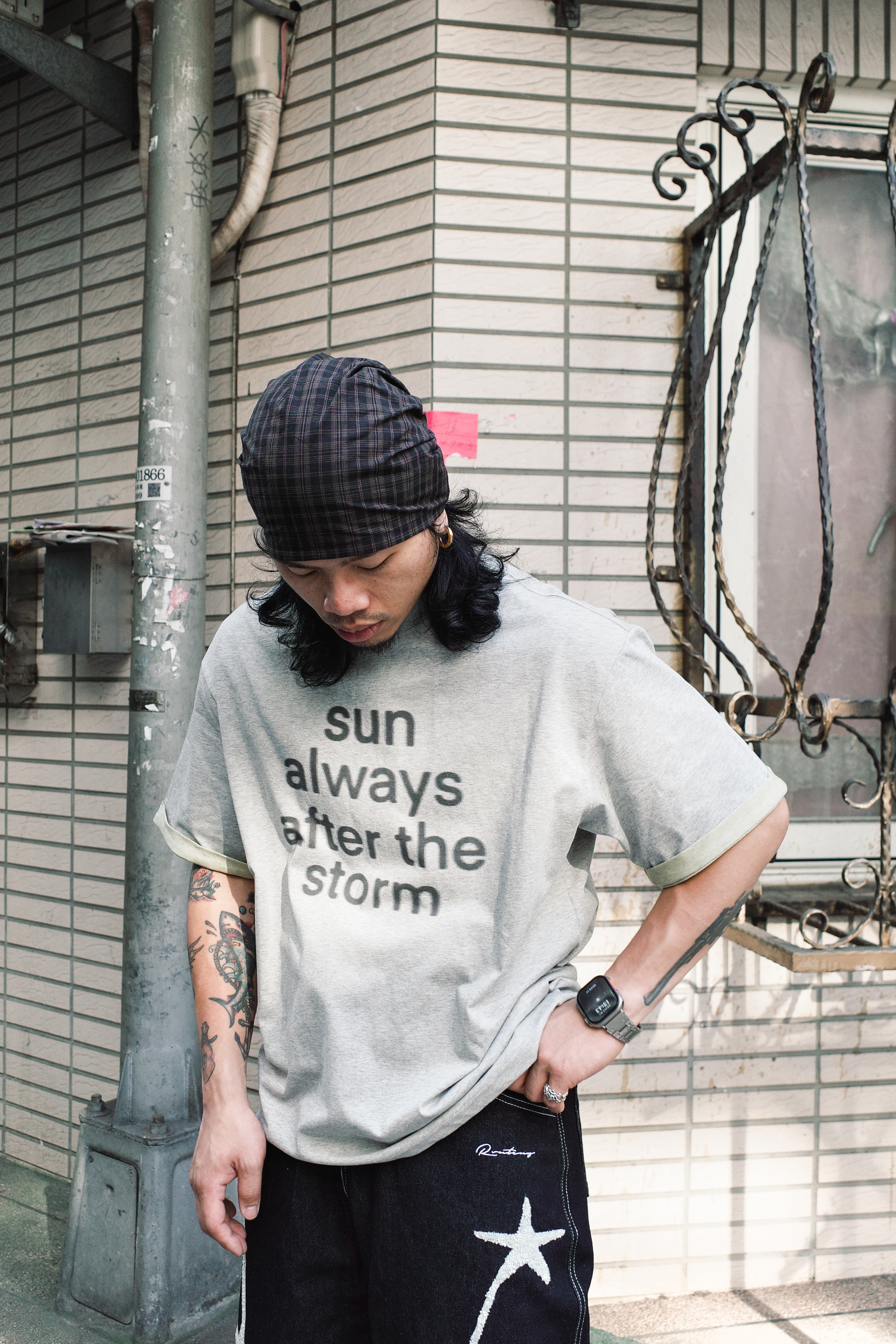 『Always_Good』陽光總在風雨之後 假兩件 短T