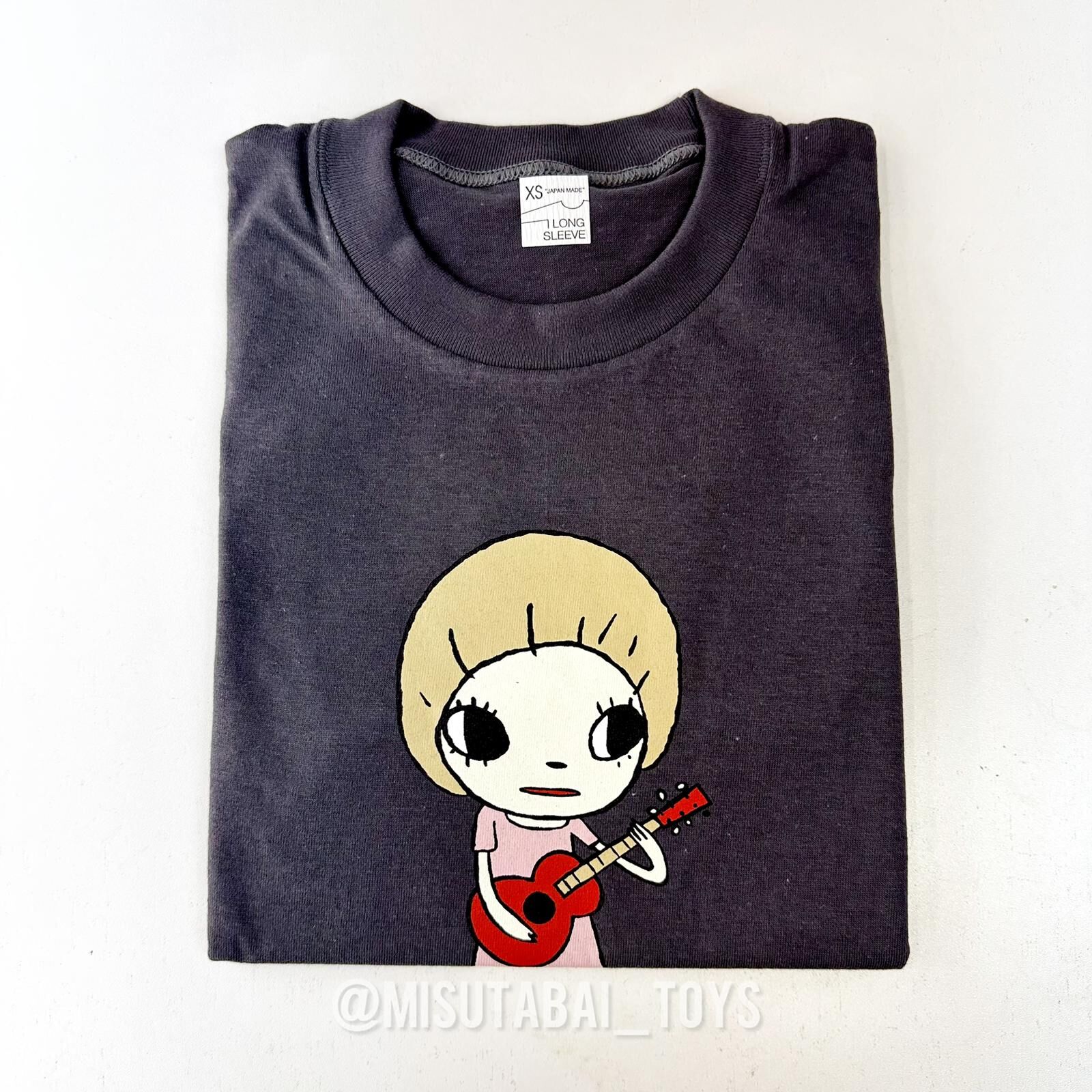 Yoshitomo Nara N's YARD Long Gray - Guitar Girl (XS)