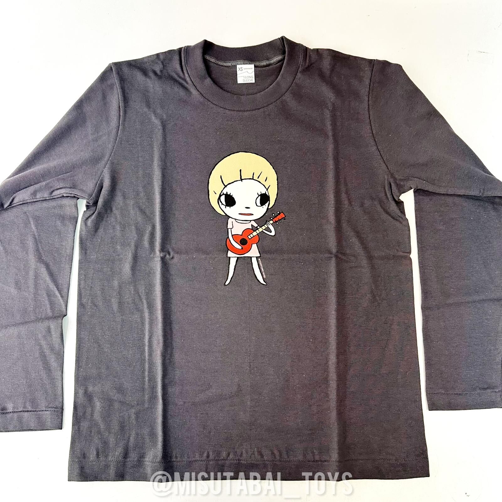 Yoshitomo Nara N's YARD Long Gray - Guitar Girl (XS)