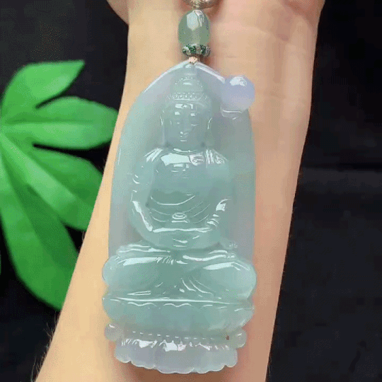 410361 翡翠藍綠大日如來
