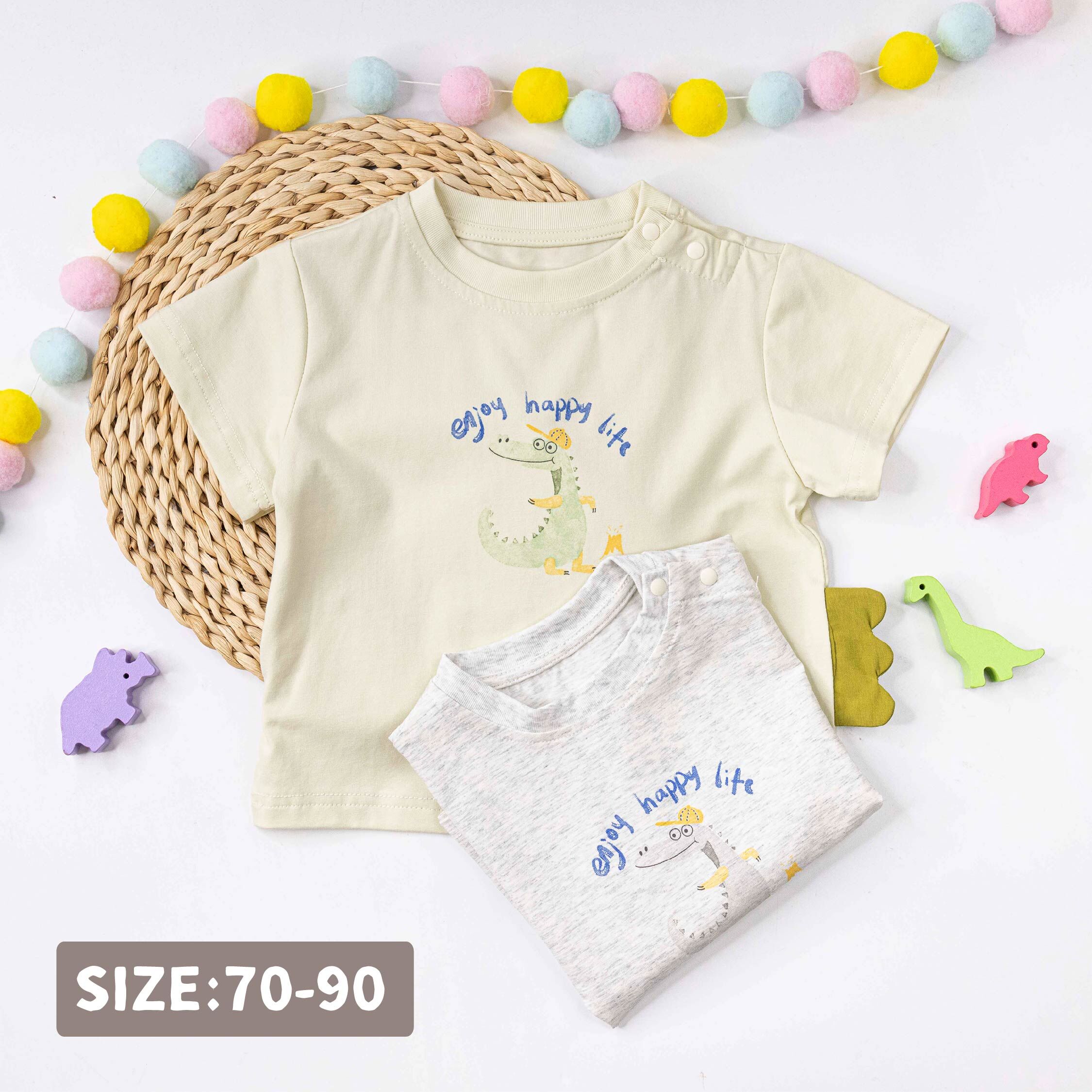 手繪塗鴉鱷魚上衣＊二色 (H60041)