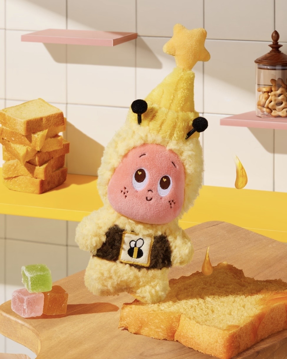 TWINKLE TWINKLE 星星人 歡迎來到月球表面系列 蜜蜂 毛絨 鑰匙圈 吊飾 / 預購