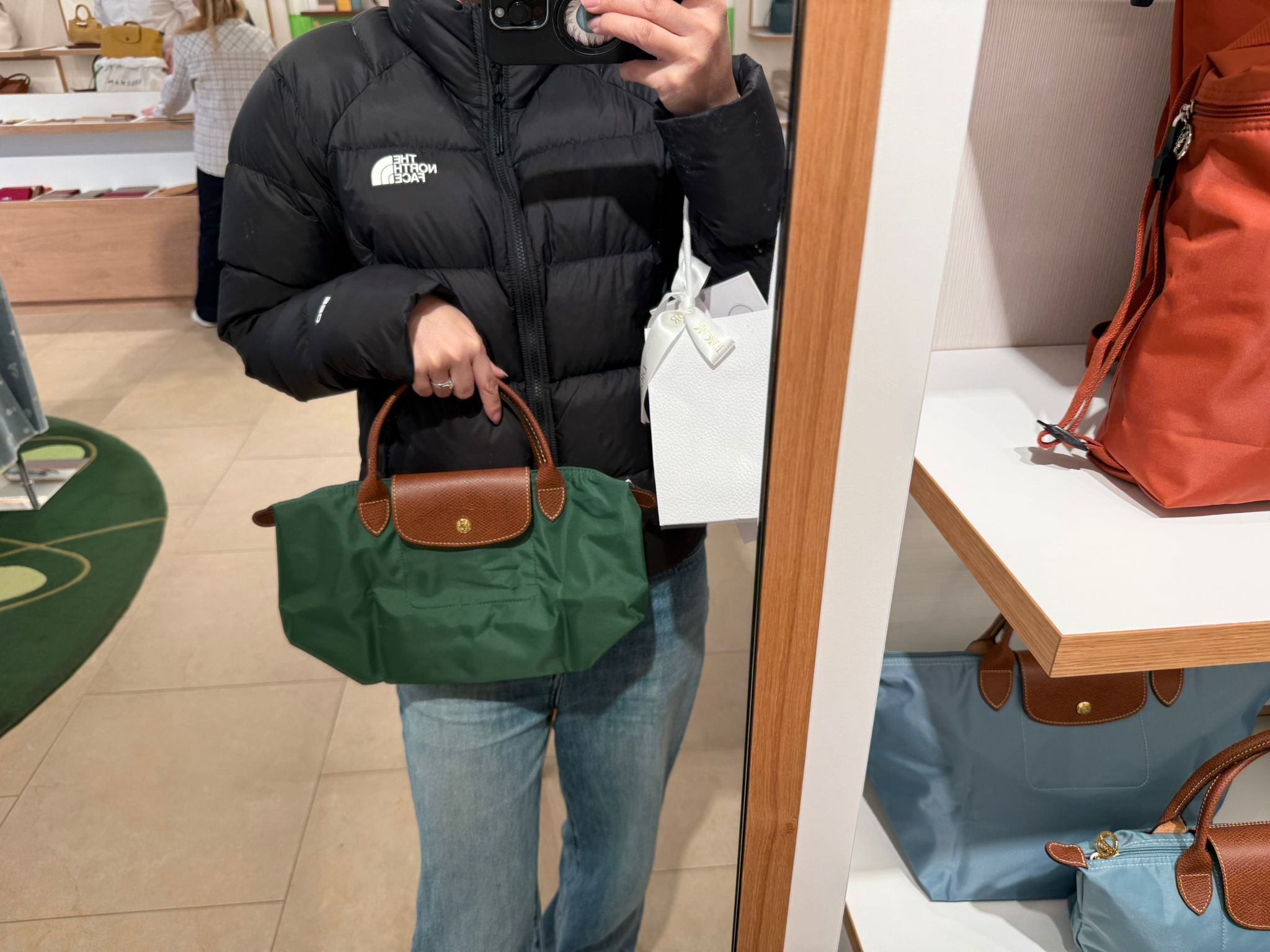 LYS01569 Longchamp Le Pliage 小號短柄手挽袋