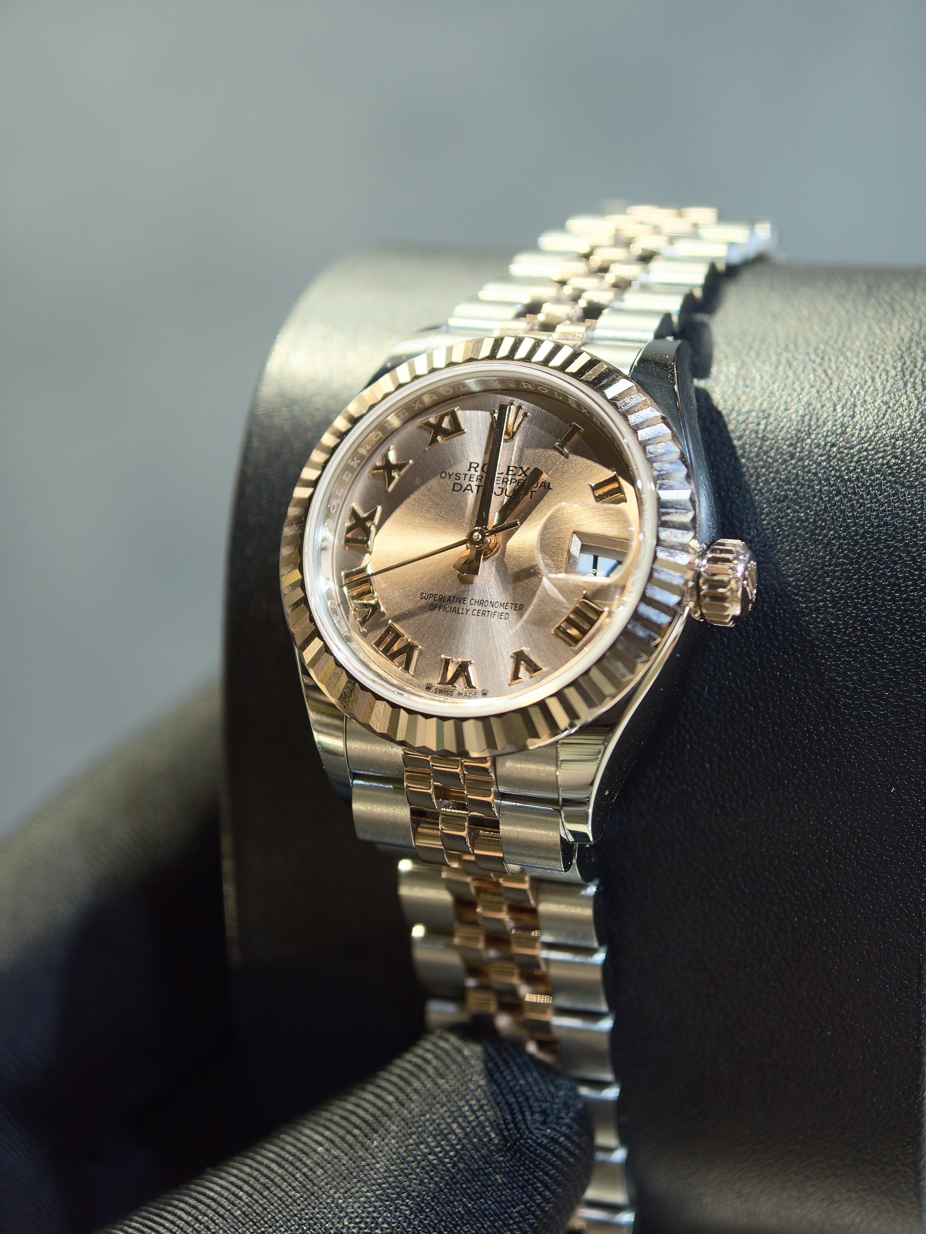 BRAND NEW ROLEX 279171 ROSE GOLD ROMAN LADY-DATEJUST 28MM JUBILEE STRAP m279171-0025