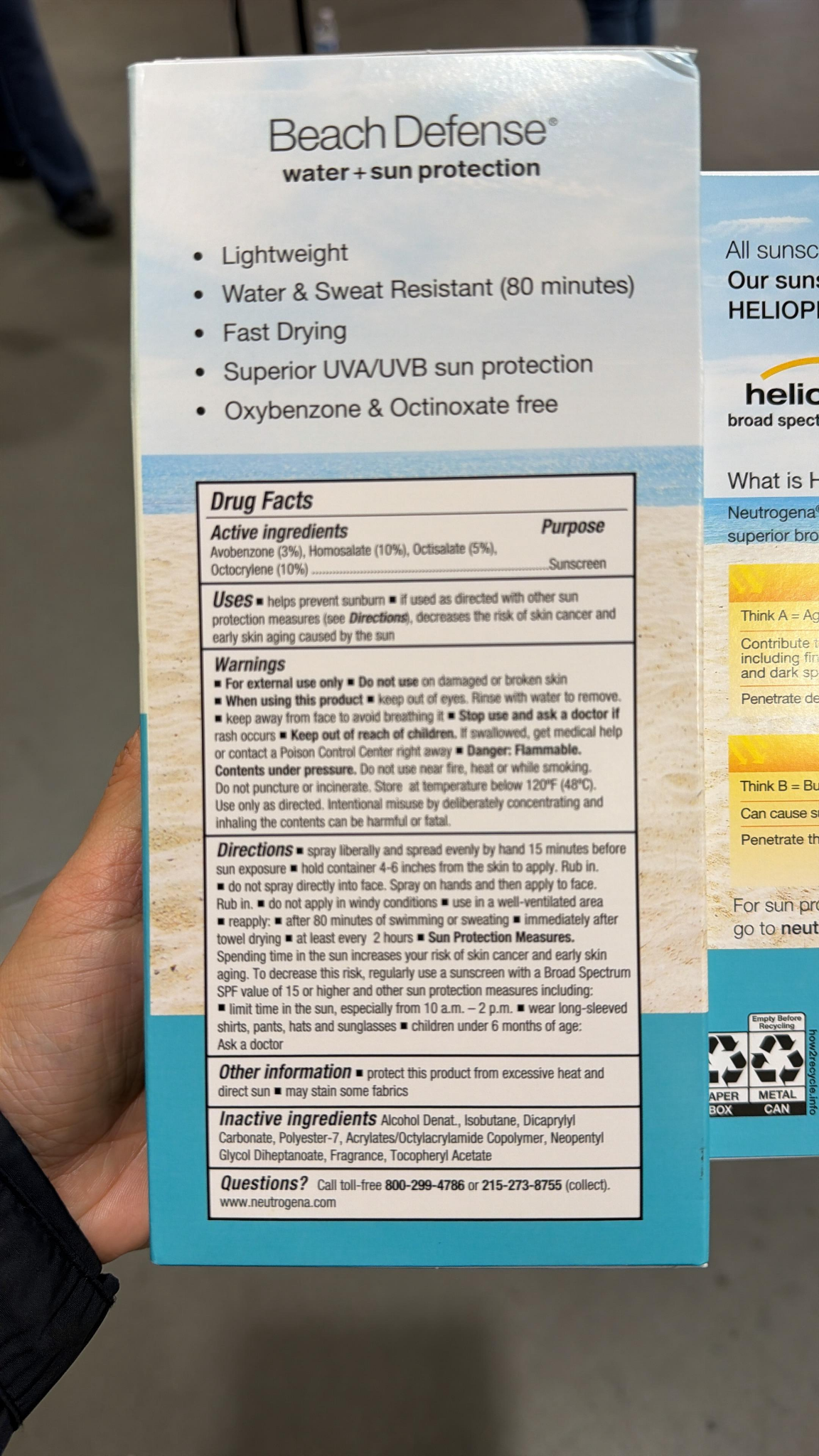 YN001 Neutrogena 60+防曬噴霧2支裝 240G X2 EXP: 09.2027