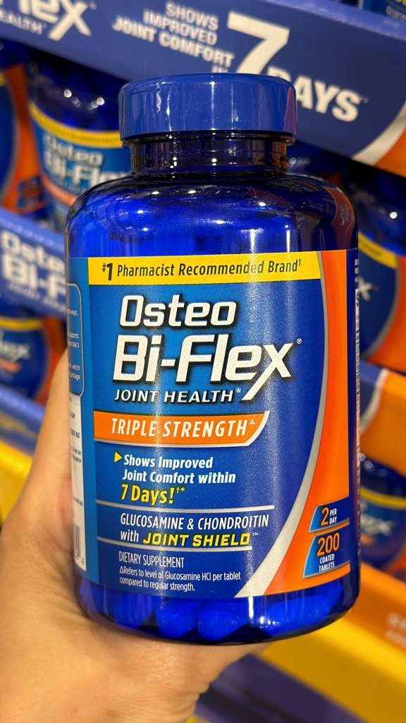 YN004 Osteo Bi-Flex 三倍強度關節補充劑 (葡萄糖胺1500mg) 200粒 EXP: 02.2029