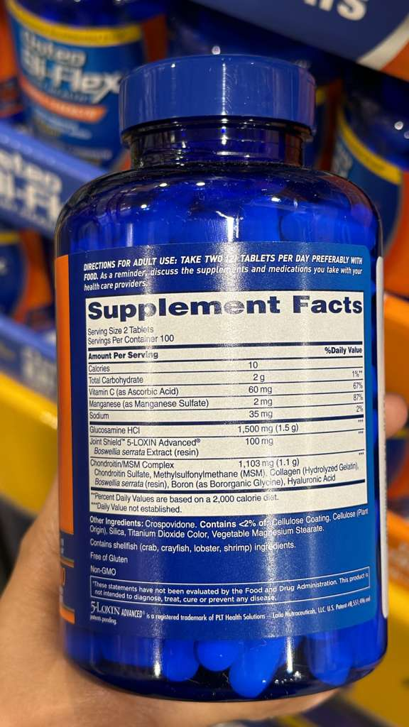 YN004 Osteo Bi-Flex 三倍強度關節補充劑 (葡萄糖胺1500mg) 200粒 EXP: 02.2029