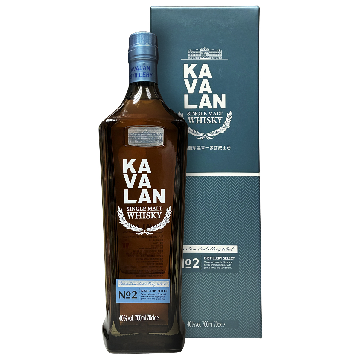 Kavalan Distillery Select No.2 Single Malt Whisky 40%