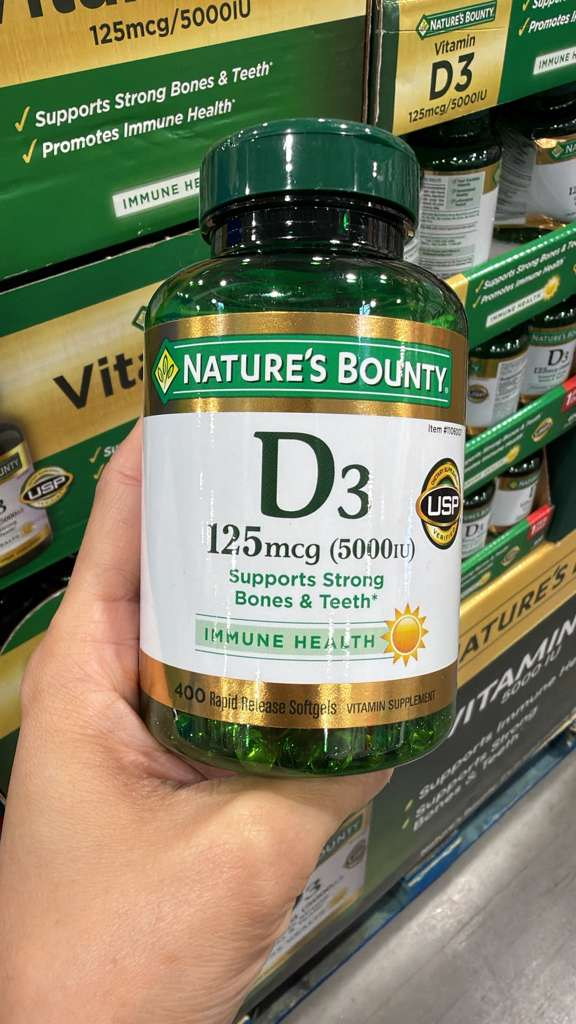 YN007 Nature's Bounty 維生素D3 膠囊 400粒 EXP: 10.2028