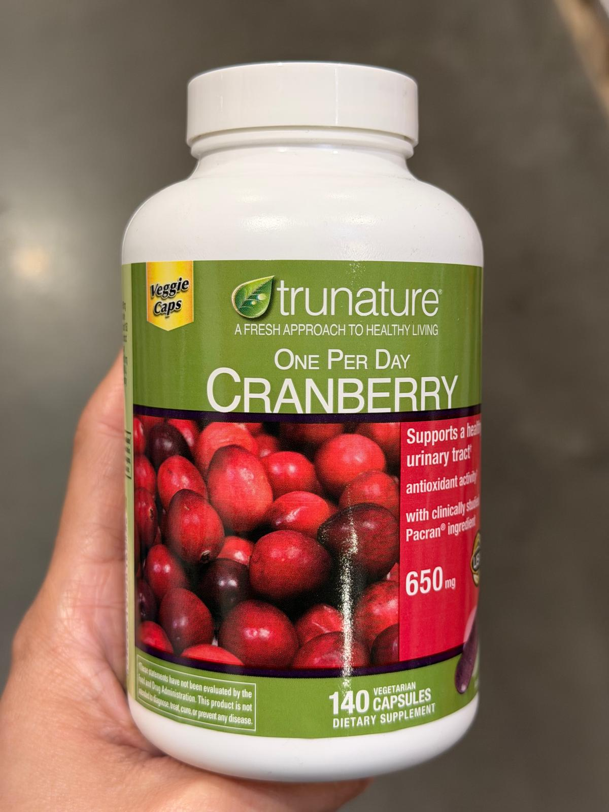 YN009 Trunature 蔓越莓精華膠囊 140粒 EXP: 07.2027