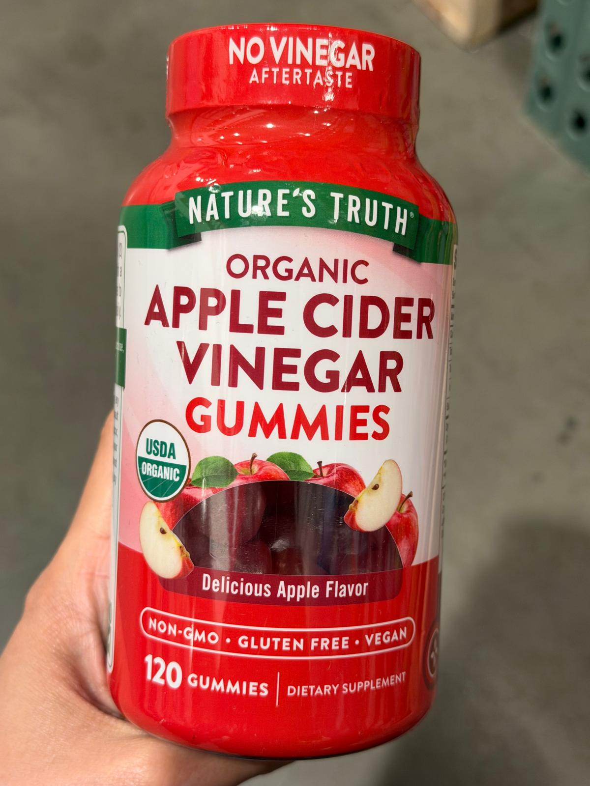 YN010 Nature's Truth 有機蘋果醋軟糖 120粒 EXP: 07.2027