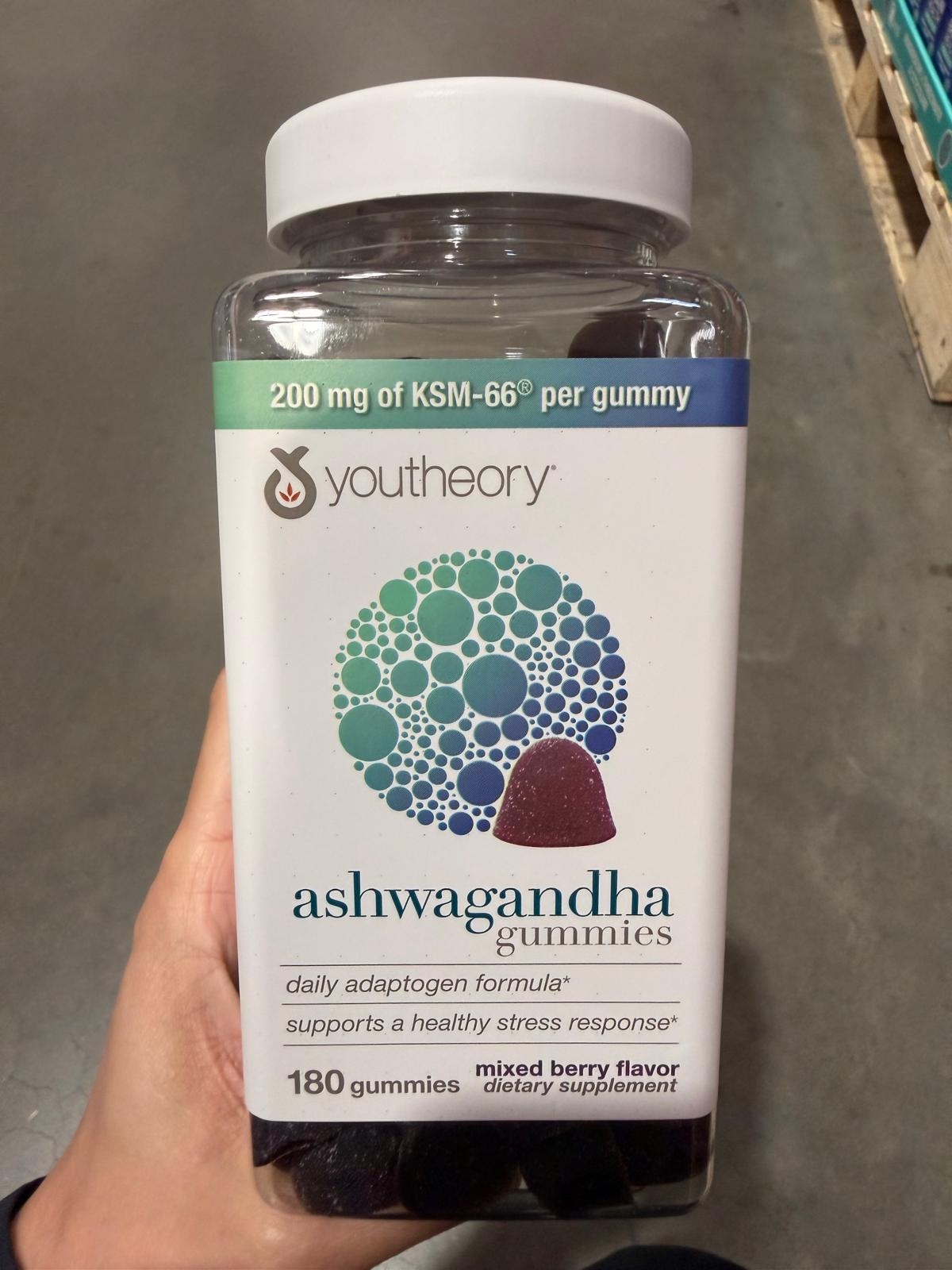 YN011 Youtheory 南非醉茄軟糖 180粒 EXP: 08.2027