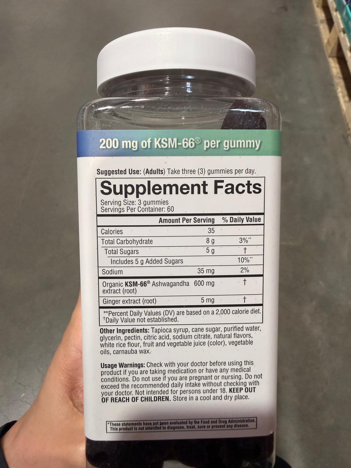 YN011 Youtheory 南非醉茄軟糖 180粒 EXP: 08.2027