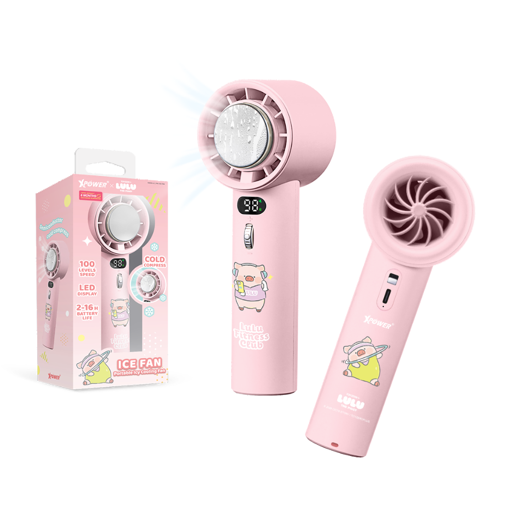 HKHG0421-016 罐頭豬LuLu手持製冷風扇 - ICE FAN (A16)