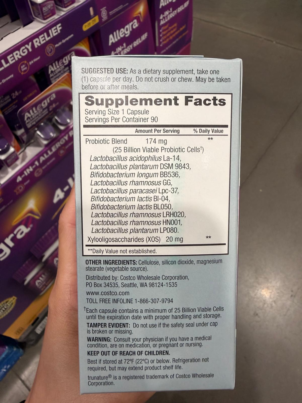 YN016 Trunature 女士每日益生菌 90粒 EXP: 02.2028