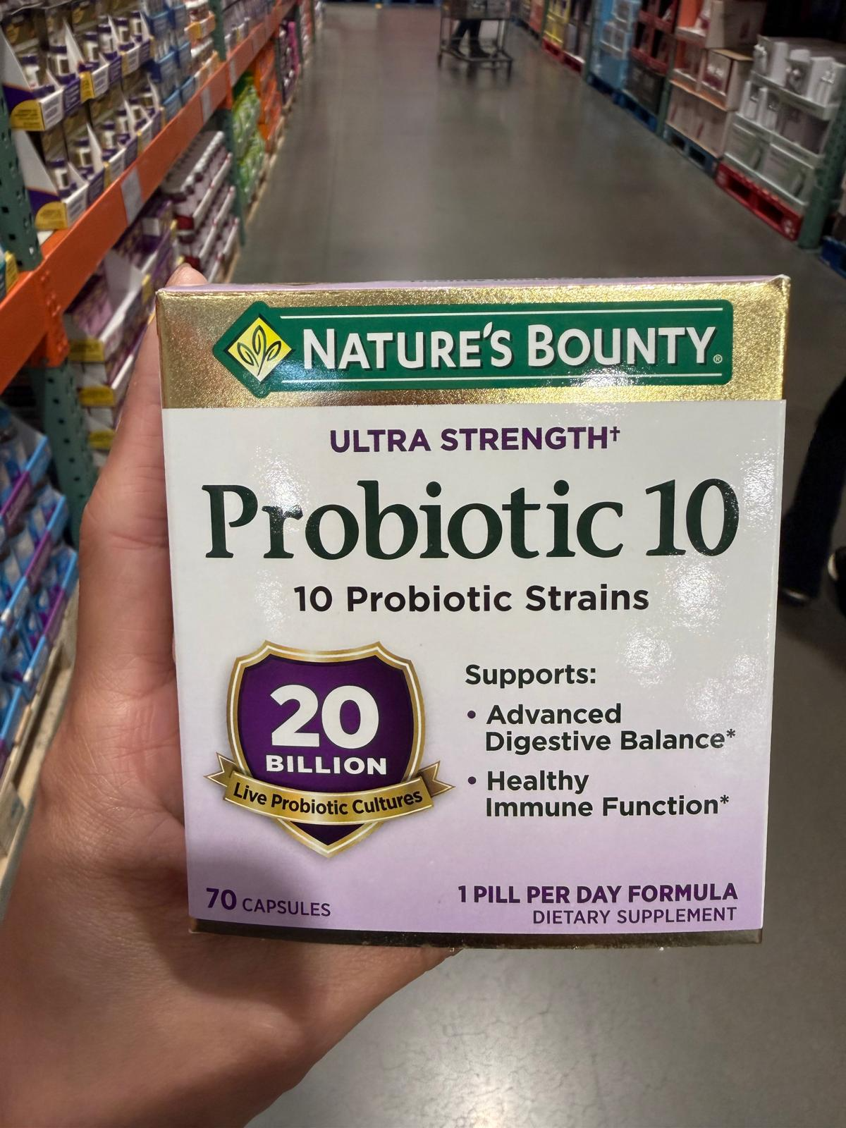 YN017 Nature's Bounty 超強益生菌10 70粒 EXP: 10.2027