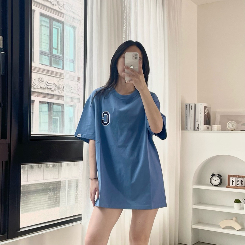 Covernat 大C logoT 短袖素T 韓國落肩素T  情侶T