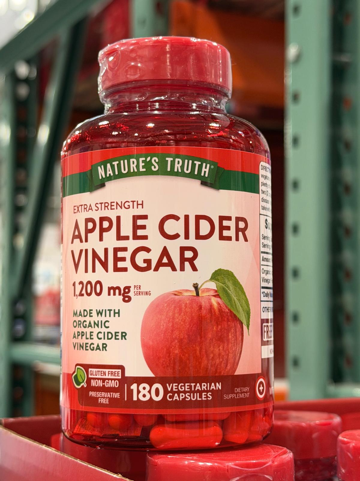YN032 Nature's Truth 超強蘋果醋膠囊 180粒 EXP: 07.2028