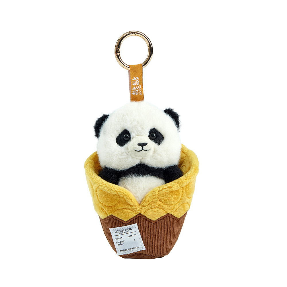 雞蛋仔細佬「得得」毛絨匙扣