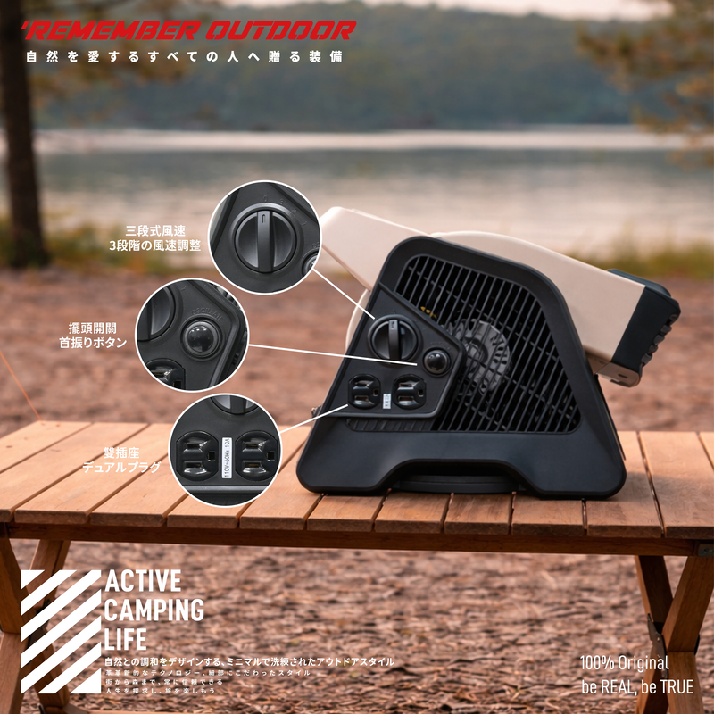 樂活不露 二代 有點意思 多功能擺頭渦輪扇