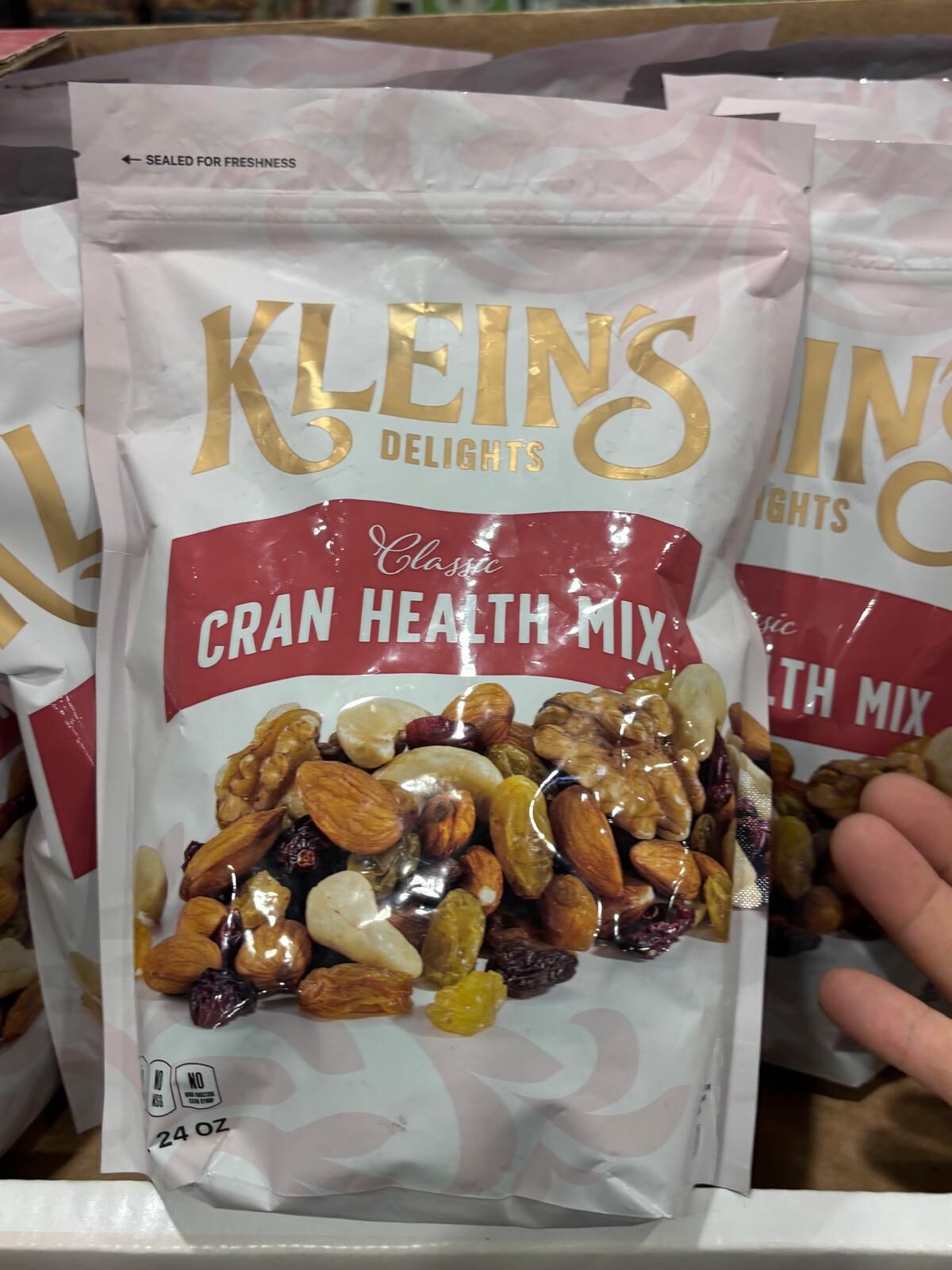 YN129 Klein's Delights Cran Health Mix 健康綜合果乾堅果 24OZ EXP: 01.2027
