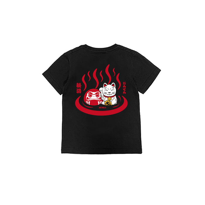 XCTRL童裝 秘湯童裝短T-黑